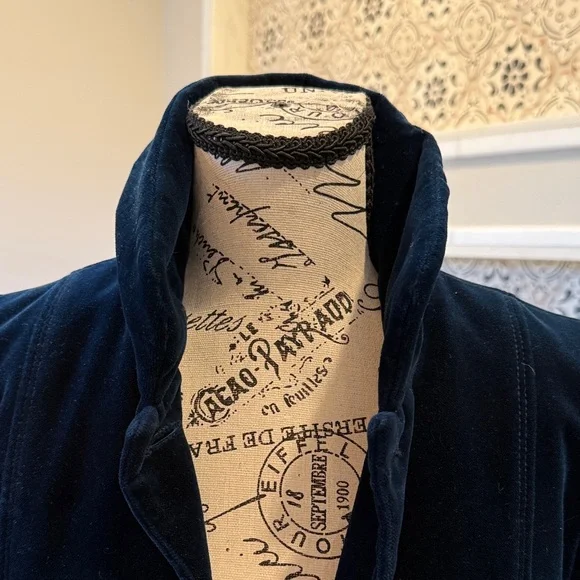 J. Crew Navy Velvet Women's Blazer - Picture 6 of 11